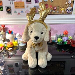 Golden Puppy Dog Plush
